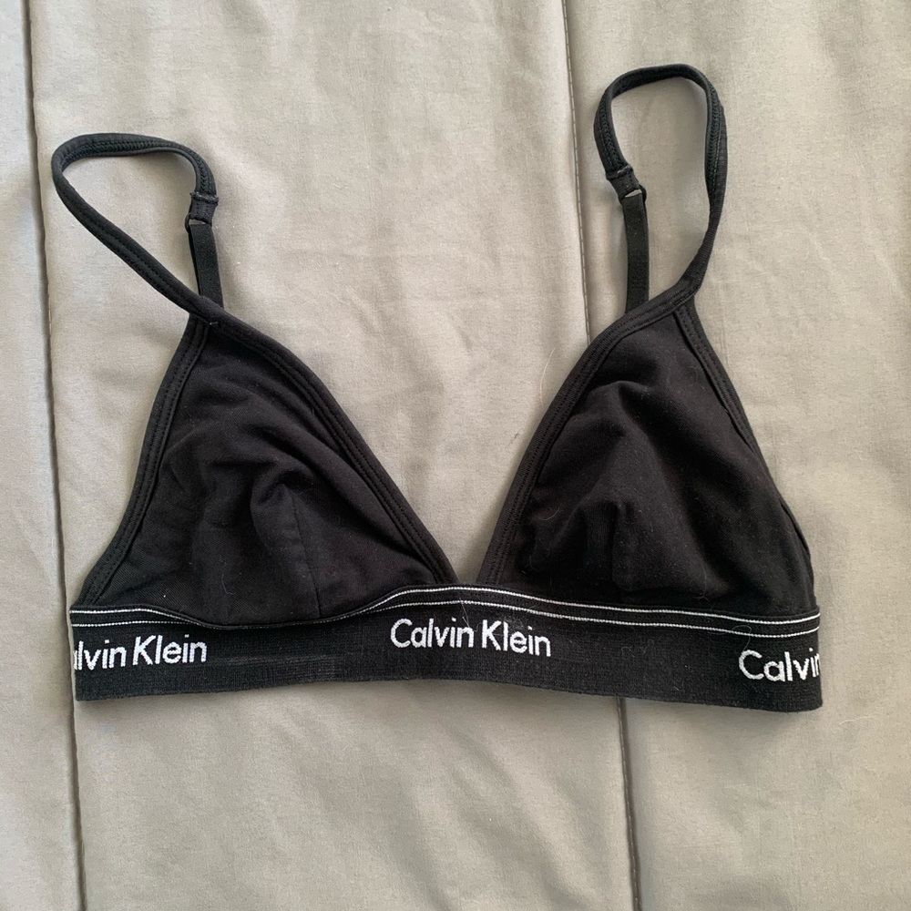 Calvin Klein black sports bra
